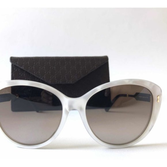 Authentic Gucci Sunglasses Cat Eye Mother of Pearl